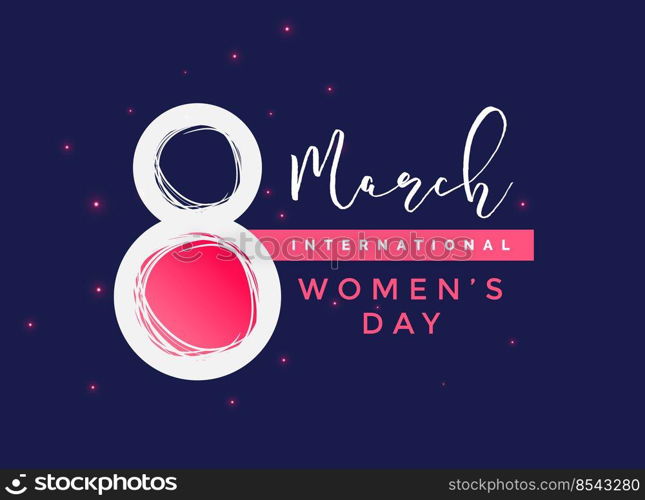 international women’s day  vector background