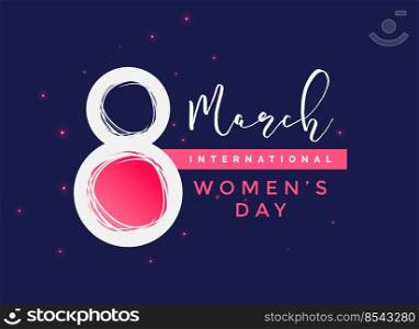 international women’s day  vector background
