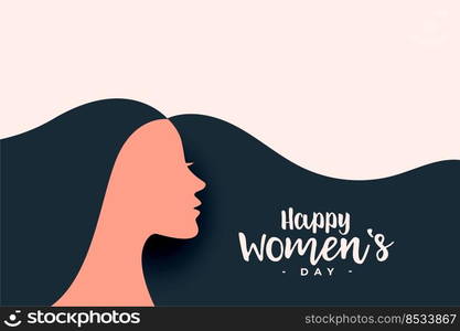 international womens day flat greeting design