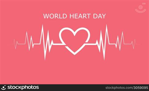 International world heart day background vector design