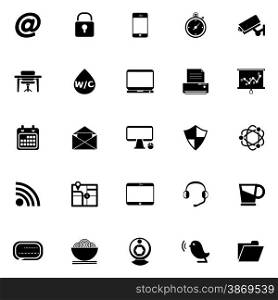 Internet cafe icons on white background, stock vector