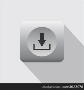 internet download icon theme vector art illustration. internet download icon