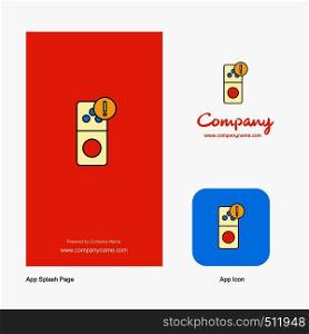 Internet error Company Logo App Icon and Splash Page Design. Creative Business App Design Elements