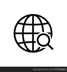 internet globe icon vector design template
