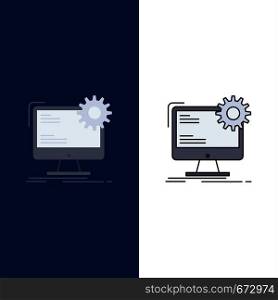 Internet, layout, page, site, static Flat Color Icon Vector