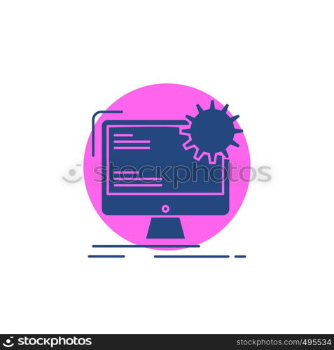 Internet, layout, page, site, static Glyph Icon.. Vector EPS10 Abstract Template background