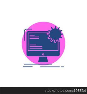 Internet, layout, page, site, static Glyph Icon.. Vector EPS10 Abstract Template background