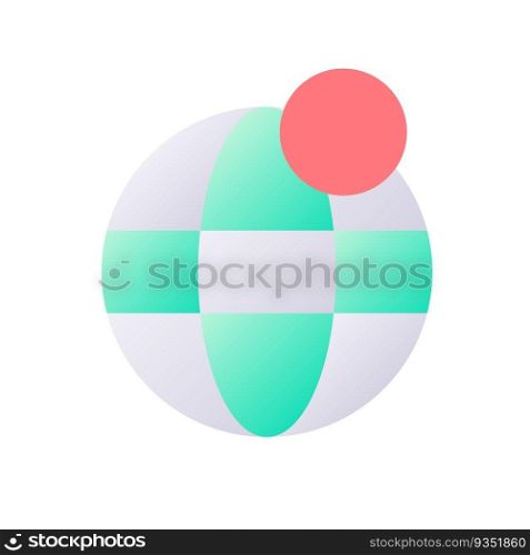 Internet network notification pixel perfect flat gradient two-color ui icon. Problems with connection. Simple filled pictogram. GUI, UX design for mobile application. Vector isolated RGB illustration. Internet network notification pixel perfect flat gradient two-color ui icon