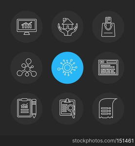 internet , signals , sports , setting , ideas ,travel , money , envelope , bulb, search ,compass , meter ,message , icon, vector, design,  flat,  collection, style, creative,  icons