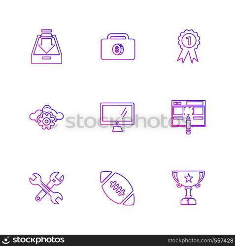 internet , signals , sports , setting , ideas ,travel , money , envelope , bulb, search ,compass , meter ,message , icon, vector, design, flat, collection, style, creative, icons