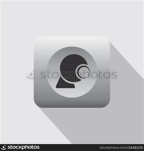 internet webcam icon theme vector art illustration. internet webcam icon