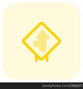 Intersect road from left towards front lane road signal