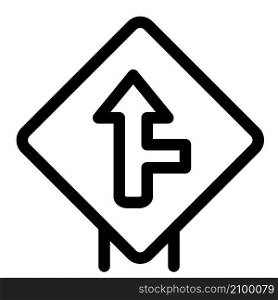 Intersect road from right towards front lane road signal