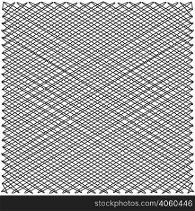 intersecting zigzag lines on the diagonal, the structure of the fabric yarns interwoven to form geometrical shapes vector illustration for print or website design background. intersecting zigzag lines