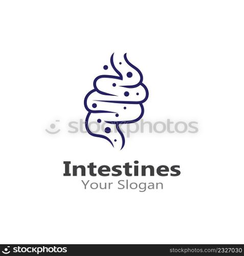Intestine human Logo Collections Intestine Organ medical design