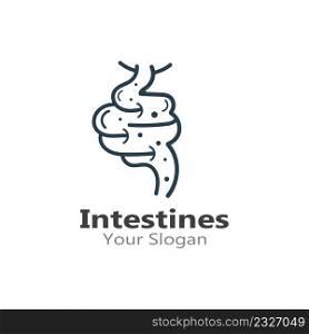 Intestine human Logo Collections Intestine Organ medical design