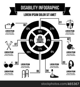 Invalid infographic banner concept. Simple illustration of invalid infographic vector poster concept for web. Invalid infographic concept, simple style