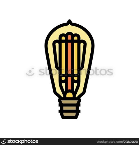 invention light bulb color icon vector. invention light bulb sign. isolated symbol illustration. invention light bulb color icon vector illustration