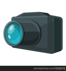 Investigator camera icon. Cartoon of investigator camera vector icon for web design isolated on white background. Investigator camera icon, cartoon style