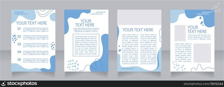 Investment advantages presentation blank brochure layout design. Vertical poster template set with empty copy space for text. Premade corporate reports collection. Editable flyer paper pages. Investment advantages presentation blank brochure layout design