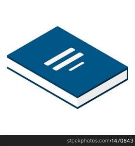 Investment book icon. Isometric of investment book vector icon for web design isolated on white background. Investment book icon, isometric style