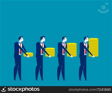 investor and profit. Concept buisness vector illustration, Investment, Financial, Growth