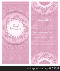 Invitation background, wedding greeting card