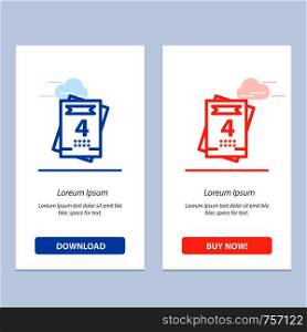 Invitation, Love, Wedding., Usa Blue and Red Download and Buy Now web Widget Card Template