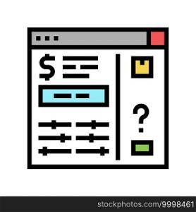 invoice approvals and disputes color icon vector. invoice approvals and disputes sign. isolated symbol illustration. invoice approvals and disputes color icon vector illustration