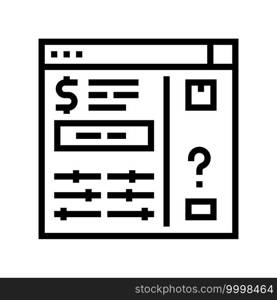 invoice approvals and disputes line icon vector. invoice approvals and disputes sign. isolated contour symbol black illustration. invoice approvals and disputes line icon vector illustration