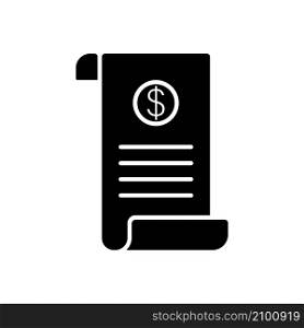 Invoice bill icon