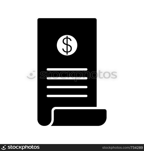 invoice bill icon