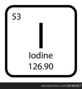 Iodine icon vektor illustratration design