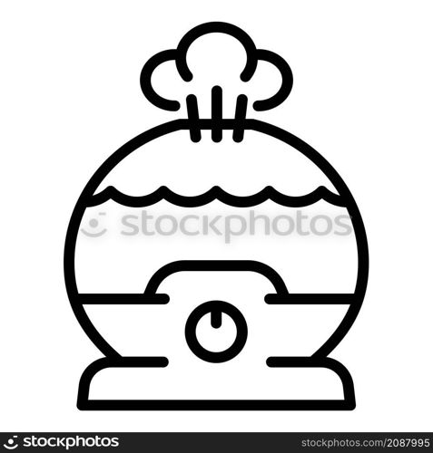 Ionizer humidifier icon. Outline ionizer humidifier vector icon for web design isolated on white background. Ionizer humidifier icon, outline style