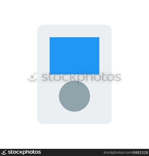 ipod, icon on isolated background