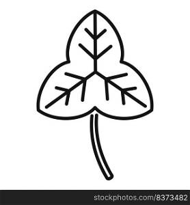 Ireland clover icon outline vector. Four leaf. Irish luck. Ireland clover icon outline vector. Four leaf