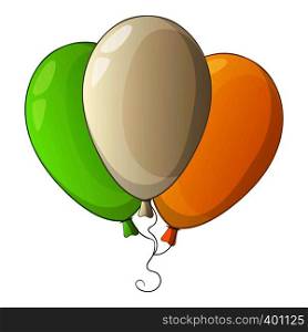 Ireland colours icon. Cartoon illustration of ireland colours vector icon for web. Ireland colours icon, cartoon style