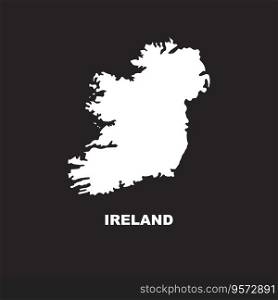 Ireland map icon vector illustration symbol design