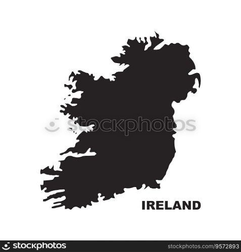 Ireland map icon vector illustration symbol design