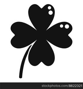 Irish luck clover icon simple vector. Luck japan. Charm year. Irish luck clover icon simple vector. Luck japan