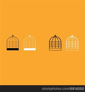 Iron cage icon .