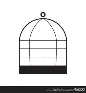 Iron cage icon .