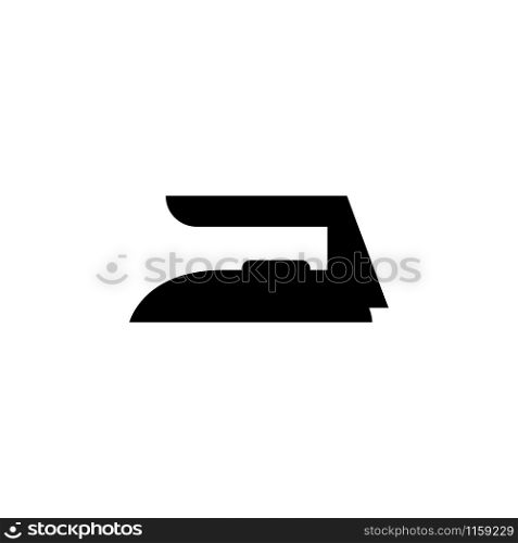 Iron icon design template vector isolated illustration. Iron icon design template vector isolated
