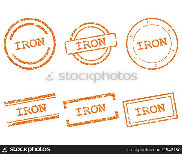 Iron stamps