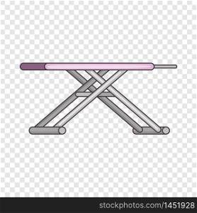 Ironing board icon. Cartoon illustration of ironing board vector icon for web design. Ironing board icon, cartoon style