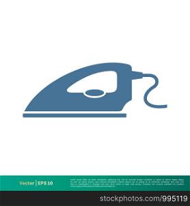 Ironing, Laundry Icon Vector Logo Template Illustration Design. Vector EPS 10.
