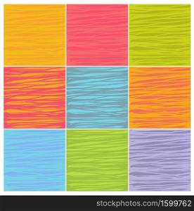 irregular line patterns in multiple colors