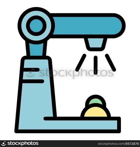 Irrigation arm icon outline vector. Water system. Farm automatic color flat. Irrigation arm icon vector flat