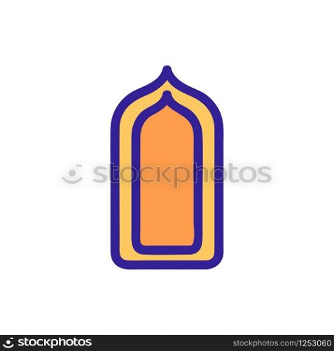 Islam icon vector. Thin line sign. Isolated contour symbol illustration. Islam icon vector. Isolated contour symbol illustration