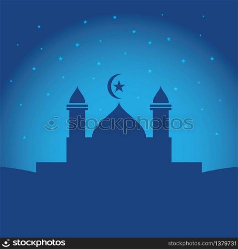 Islamic bacground and symbol, Mosque vector template